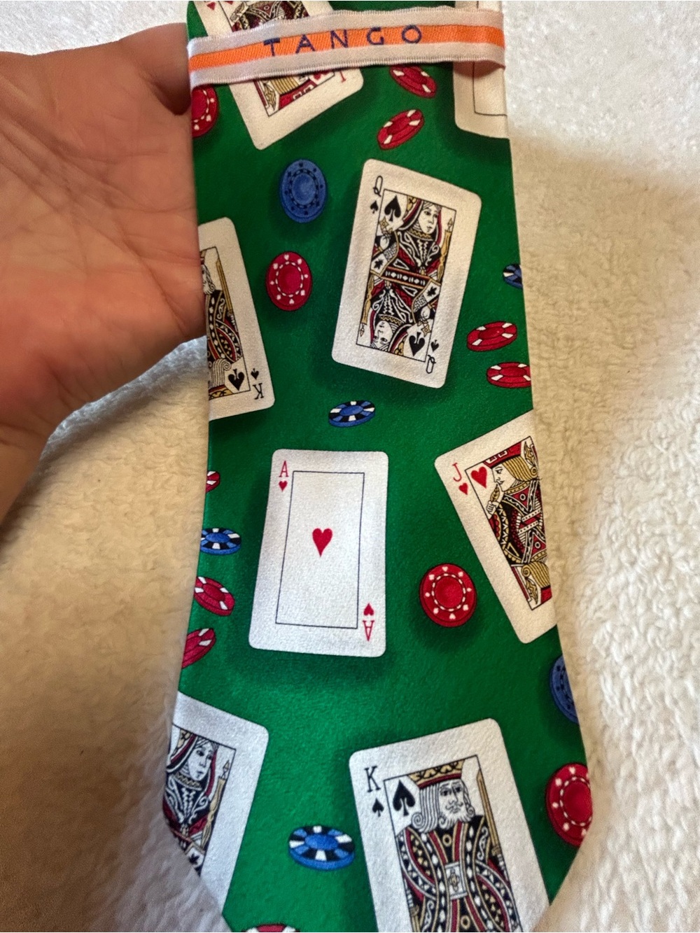 🎁3 for $30 - Playing Cards & Poker Chips Necktie